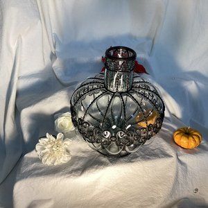 Beautiful Caged Glass Vase